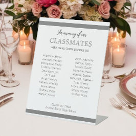 Signe De Table Grey En Mémoire De Nos Camarades Réunion Honte