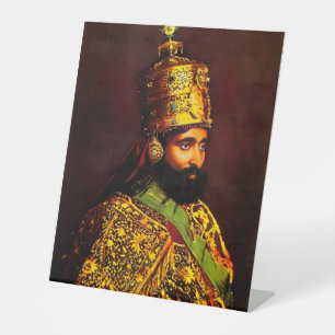 Signe De Table Haile Selassie - LUI - Rastafari - Carte postale