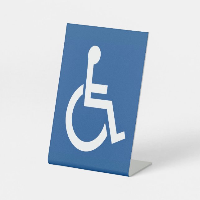 Signe De Table Handicapé (Recto)