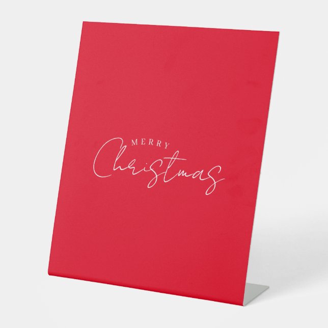 Signe De Table Happy New Year Merry Christmas Holiday Season (Recto)