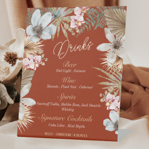 Signe De Table Havana Nights Tropical Cubain Boissons Bar