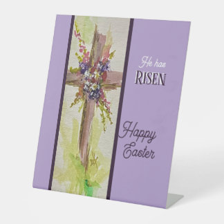 Signe De Table He is Risen Flat Note Card