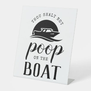 Signe De Table Humour plaisancier Rustique moderne bateau cadeau