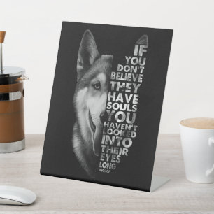 Signe De Table Husky If You Don't
