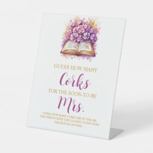 Signe De Table Hydrangea Devinez Combien de lièges jeu