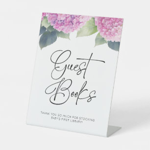 Signe De Table Hydrangea Son a Girl Guest Books Baby shower