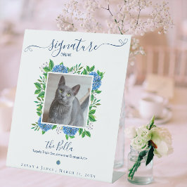 Signe De Table Hydrangeas Mariage 1 Photo Animaux de compagnie Si