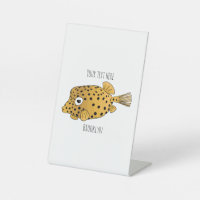 Illustration de boxfish jaune