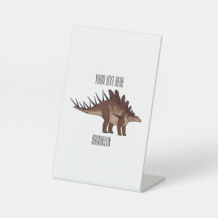Signe De Table Illustration de Kentrosaurus