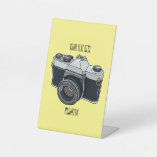 Signe De Table Illustration de la caméra