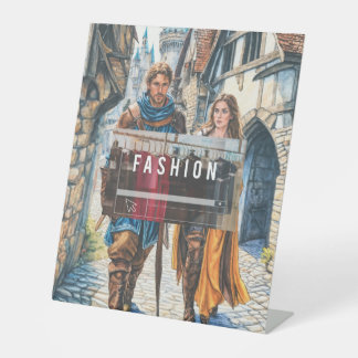 Signe De Table illustration détaillée d'un nouveau trading