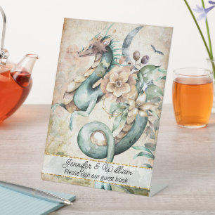 Signe De Table Imaginaire Dragon Fairytale Mariage