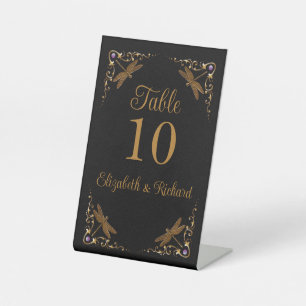 Signe De Table Imaginaire Fairy Tale Mariage Numéro de table