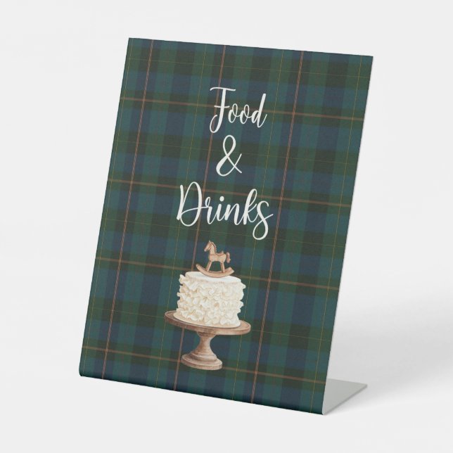 Signe De Table Inspired Baby Shower Food Sign (Recto)