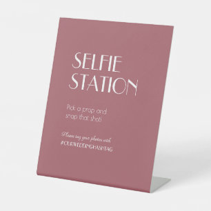 Signe De Table Jardin rose   Station de Selfie de Mariage Rose fo