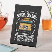 Je suis un aide d'autobus scolaire drôle de rentré