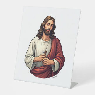 Signe De Table Jesus Carpenter Mark Vintage Engraving Tee 2