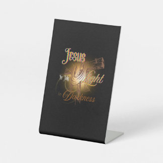 Signe De Table Jésus est ma lumière – Halloween