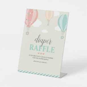 Signe De Table Jeu à rouleaux à air chaud vers le haut et vers l'