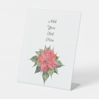 Signe De Table Jolie Poinsettia