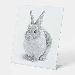 Signe De Table Journée du lapin