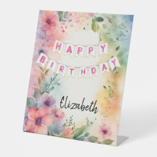 Signe De Table Joyeux Anniversaire Personnalisable