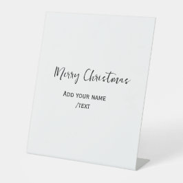 Signe De Table Joyeux Noël ajouter texte moderne simple