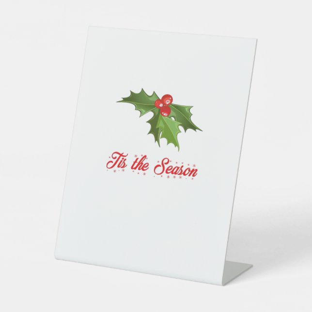 Signe De Table Joyeux Noël Gui (Recto)