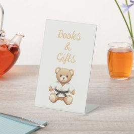 Signe De Table Judo Black Belt Bear Baby Shower Collection 