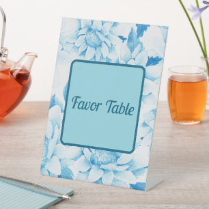 Signe De Table Jumeaux en fleurs