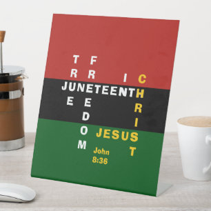 Signe De Table JUNÈVE chrétienne panafricaine