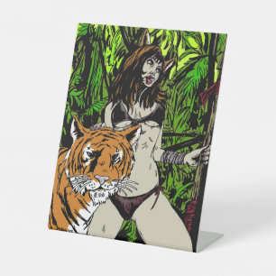 Signe De Table Jungle Girl 024