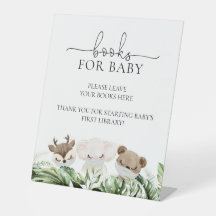 Jungle Safari Animaux Baby showers Livres Pour Béb
