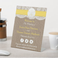 La collection de mariages de plage de sable jaune 