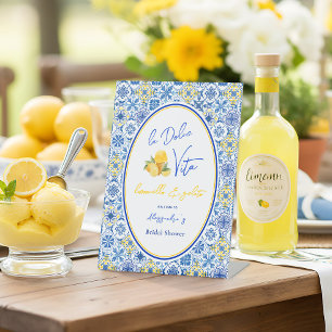 Signe De Table La Dolce Vita Eté Italien Fête de Mariage