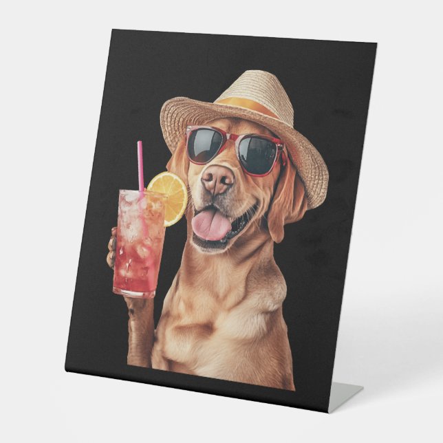 Signe De Table Labrador Retriever (Recto)