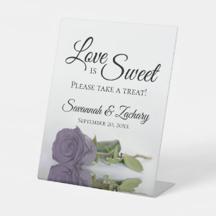 Signe De Table L'amour est doux Prenez une traite Dusty Rose viol