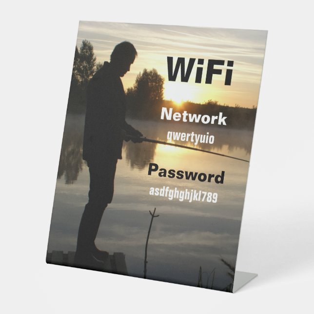 Signe De Table Le matin du pêcheur (Recto)