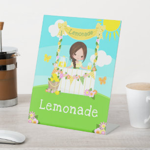 Signe De Table Lemonade Stand Anniversaire Brown coiffeuse