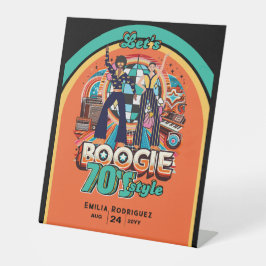 Signe De Table les années 70 Boogie Retro Disco Danser Anniversai