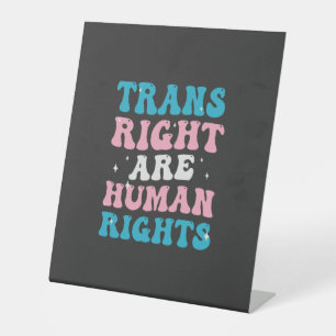 Signe De Table Les droits transgenres sont des droits humains