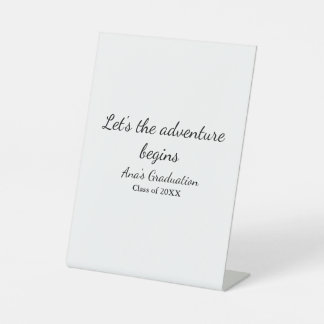 Signe De Table lets the adventure begins graduation class of 20XX