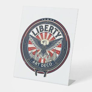 Signe De Table Liberty Aviator Patriotique Patriotique Aviation V