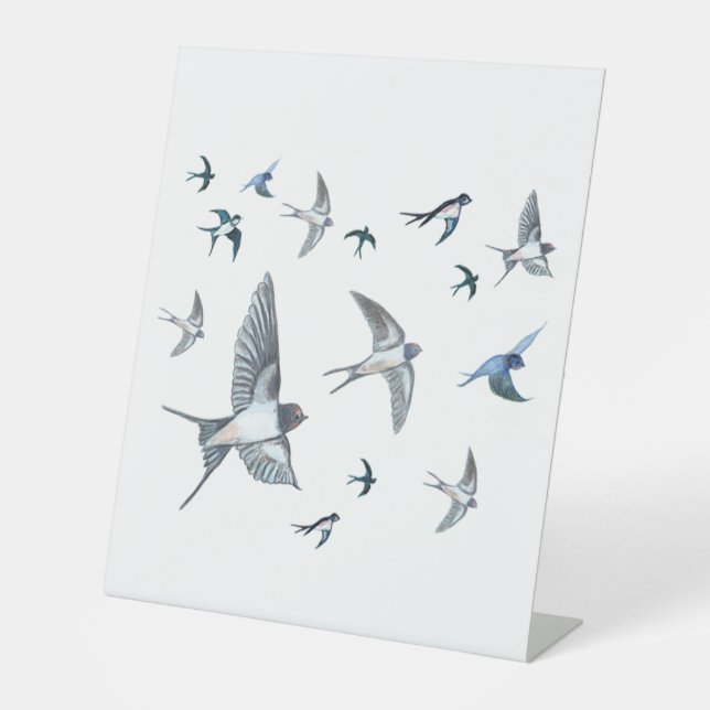 Signe De Table L'Illustration De L'Avalière Volante (Recto)