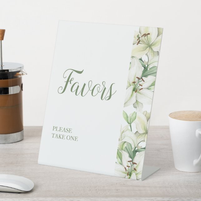 Signe De Table LILY Blossom Elegance Favoriser (In SItu)