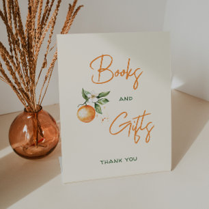 Signe De Table Little Cutie Citrus Baby showers Livres et Cadeaux