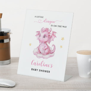 Signe De Table Little Dragon se trouve sur le Baby shower Way