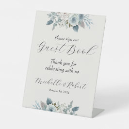 Signe De Table Livre d'invité mariage