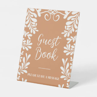 Signe De Table Livre d'or de mariage Talavera