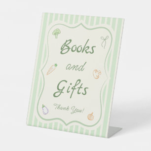 Signe De Table Livres et cadeaux de Baby showers cultivés localem